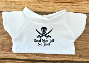 Passt klein Puppenkleidung T-Shirt 15-17 cm Dead Men Tell No Tales Piraten - Bild 1 von 1