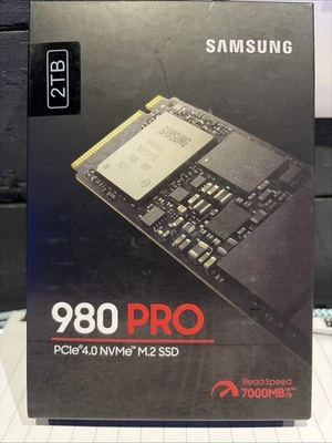 Samsung 990 Pro 2TB M.2 NVMe Internal SSD Black