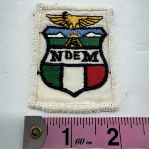 Vintage N De M Nacionales De Mexican Railroad Train Railway Embroidered Patch - Picture 1 of 2