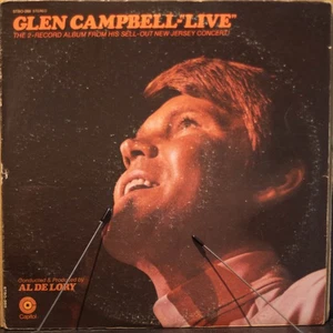 GLEN CAMPBELL "LIVE" - Vinyl LP - Capitol - 1969 VG FREE POSTAGE (3087) - Picture 1 of 7