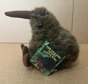 New Zealand Aotearoa Native Kiwi Soft Toy Plush 6" Has Tag Prokiwi International - Picture 1 of 4