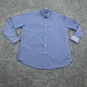 Faconnable Hemd Herren große Streifen Button Down Flip Manschette klassisch elegant Freizeit - Bild 1 von 17