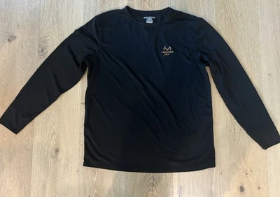 Realtree Xtra Mens Large Black Polyester Long Sleeve Shirt - Image 1 of 3