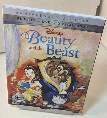Beauty and the Beast (Blu-ray/DVD) w/Slipcover-NEW-Box Shipping with Tracking - Image 1 of 4