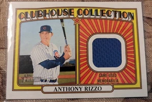 2021 Topps Heritage Anthony Rizzo Clubhouse Collection Relics (MEM) - Picture 1 of 1