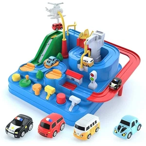 Autorennbahn für Kinder von 4-8 Jahren, Kinderauto Spielzeug für 3 jährige Jungen, Rennbahn - Bild 1 von 6
