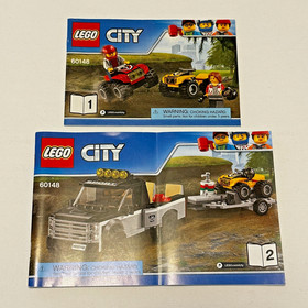 LEGO CITY ATV Race Team 60148 Instruction Booklet - Manual Only