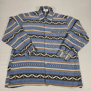 Lazo Pullover Flanell Made in Italy Herren Medium Knopfleiste Western Design Baumwolle - Bild 1 von 17