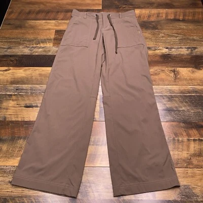 Lucy Pants Extra Small Brown Drawstring Stretch Nylon Outdoor Hiking Wide Leg - Image 1 of 4