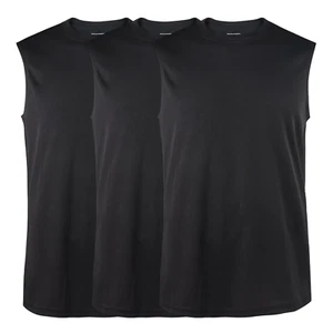 3Pack Men's Solid Performance Quick Dry Tank Top Moisture Wicking S-3XL - Picture 1 of 11
