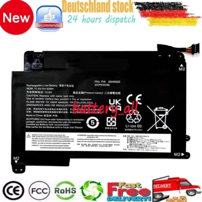 00HW020 Battery for LENOVO ThinkPad Yoga 460 Yoga 14 SB10F46458 00HW021 SB10F46459 - Image 1 of 4