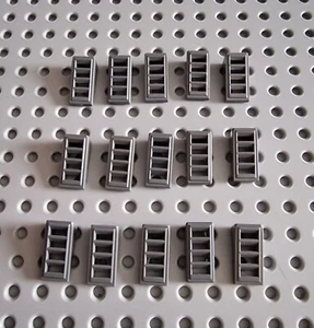 Lego Dachsteine Schrägsteine Gitter 15 stk. 1x2 neu dunkelgrau brick 61409 A025 - Bild 1 von 1