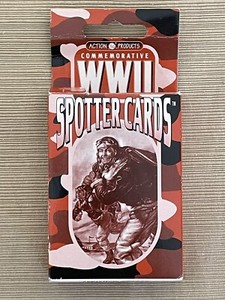 Action Products Commemorative WWII Airplane Spotter Playing Cards.