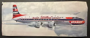 Braniff International Airways Conquistador DC-6 Luxury extra wide chrome low grd - Picture 1 of 2