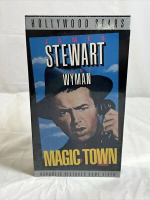 Magic Town (1987) VHS James Stewart Brand New Factory Sealed Foto 1 de 4