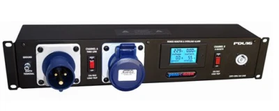 16A 2U Rackmount Power Distro. 16A Ceeform In/Out, 8 powerCon Socket.  - Image 1 of 2