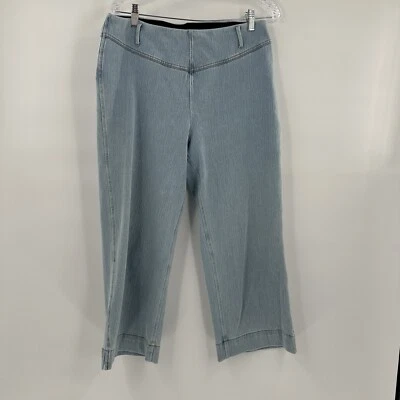 Legging Lysse para mujer grande pierna ancha lavado ligero moldeado tiro alto lazo corto Foto 1 de 4