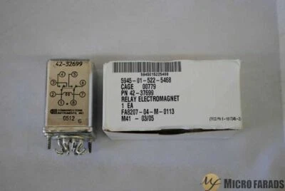 TYCO / CII RELAY 6-1617345-2 RAYTHEON G434349-2 5945-01-522-5468 42-32699 NEW  - Image 1 of 3