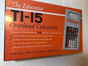 Texas Instruments The Educator TI-15 Overhead Calculator BRAND NEW  - Picture 1 of 2