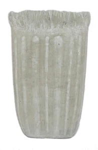 Blumentopf "Fransen" 14,5 x 22,5cm - Blumenvase - Pflanztopf - Blumengefäß - Bild 1 von 3