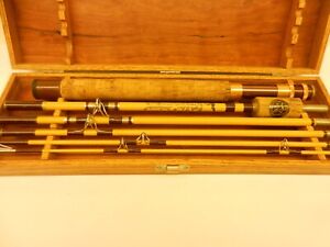 EAGLE CLAW TRAILMASTER TR601-6FT. 9" SPIN/FLY 6 PIECE ROD IN PRESENTATION CASE !