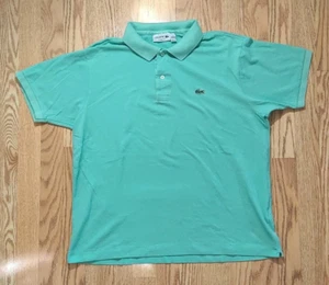 Polo Lacoste camicia colletto vestibilità classica con coccodrillo verde menta taglia XL - Foto 1 di 5
