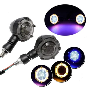 LED Motorcycle Turn Signal Lights Tail For Honda Shadow ACE Aero Spirit 1100 750 - Picture 1 of 12