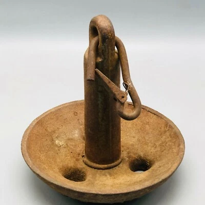 Âncora vintage 14 lb 8 oz MFG corp m15 kaukauna wis roloff altura 10" diâmetro 8" - Imagem 1 de 4