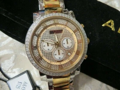 Reloj para hombre Bling Akribos XXIV con redondo 1-7/8" y 8,5" Ak439TT $725 Foto 1 de 4