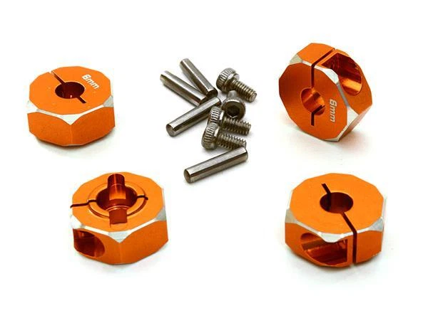 12mm Hex Wheel (4) Hub 6mm Thick for 1/10 Axial, Tamiya, Drift & TC - Image 1 of 1
