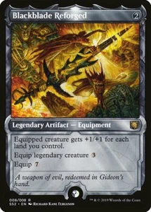 MTG BLACKBLADE REFORGED EXC - BLACKBLADE RIFORGIATA - SS2 - MAGIC - Picture 1 of 1