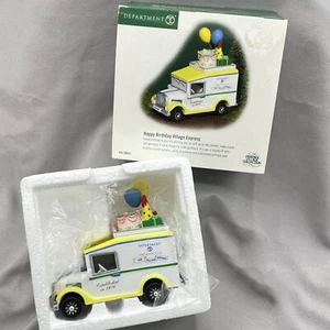 Department 56 Happy Birthday Village Express Van 58642 Heritage Village Retired - Picture 1 of 9