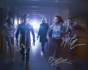 Doctor Who Autograph: GREG AUSTIN, SOPHIE HOPKINS & FADY ELSAYED Signed Photo - Picture 1 of 1