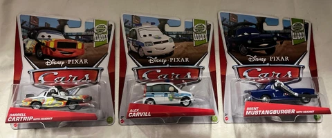 Disney Cars WGP Darrell Cartrip & Brent Mustangberger w/ Headsets, Alex Carvill Cover