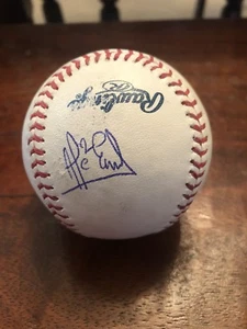 Alcides Escobar Signed Official Major League Baseball Royals Proof Auto Coa - Picture 1 of 8