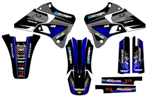 1996-1999 YZ 125 SURGE Black Senge Graphics Kit Compatible with Yamaha - Picture 1 of 10