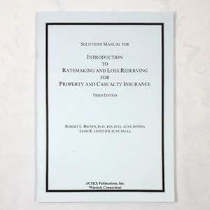 Lösungshandbuch für Einführung in die Ratenherstellung & Verlustreservierung für Requisite ~ 3. Auflage - Bild 1 von 4