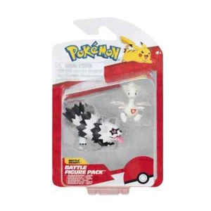 Figura Nintendo Pokemon Battle Action GALARIAN ZIGZAGOON & TOGETIC 2" NUEVA 2025 - Imagen 1 de 4