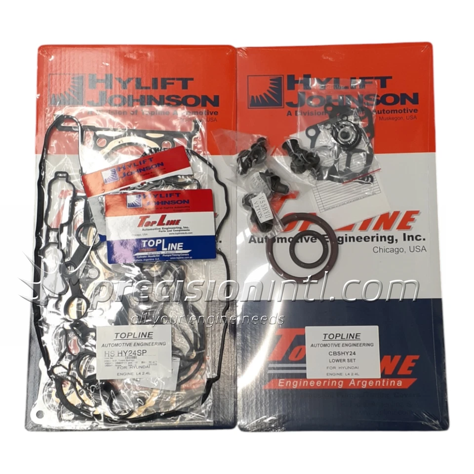 TOPLINE CGSHY24SP FULL GASKET SET FOR KIA SPORTAGE G4KJ 2016-21 USE HEAD BOLT KI - Image 1 of 1