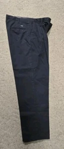 3 Cintas Comfort Flex Navy Blue Work Pants Size 33x35 #865-33 Very Comfortable - Picture 1 of 3