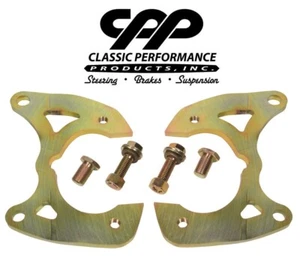58 70 Chevy Fullsize Car Disc Brake Caliper Brackets For Drop Spindles CP30101 - Picture 1 of 5