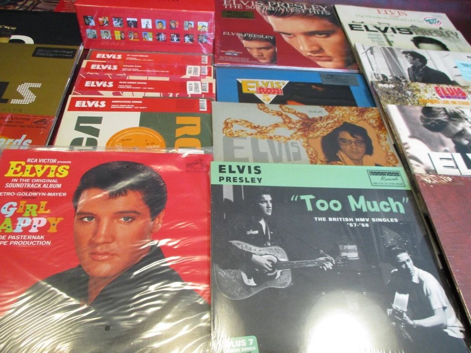 ELVIS PRESLEY VERIFIED COLLECTION  MOSTLY RARE OUT OF PRINT TITLES 22 W/31 SIDES - Image 1 of 1