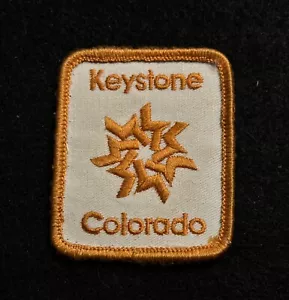 Parche de esquí KEYSTONE insignia COLORADO resort recuerdo viaje - Imagen 1 de 3