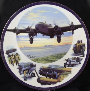 Royal Worcester For King & Country WWII Collectors 10¾" Plate Bomber Command - Foto 1 di 3