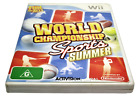 World Championship Sports Summer Nintendo Wii PAL *No Manual* Wii U Compatible