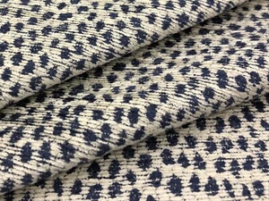 Kravet Indigo Chenille Animal Skin Spots Dots Upholstery Fabric 3.80 yd 34971.50 - Picture 1 of 4