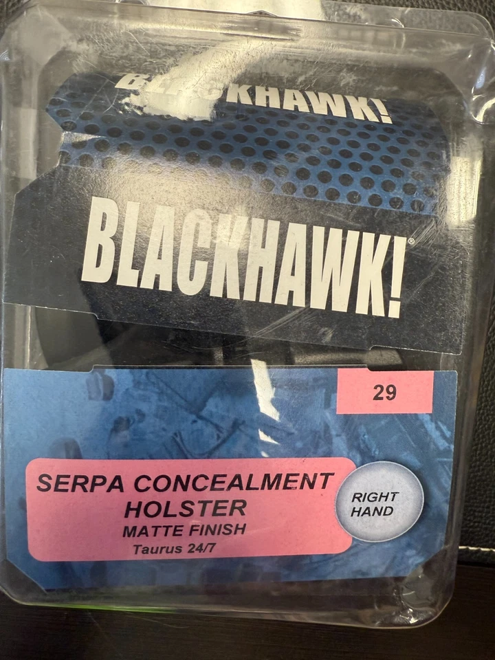 BLACKHAWK! SERPA CQC Belt/Paddle Holster Taurus 24/7 9/40 Right Hand Polymer Bla - Image 1 of 2