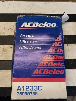 Acdelco Air Filter nos oem Chevrolet Pontiac Buick Oldsmobile 94-98 2.3 3.1 2.4 - Image 1 of 3