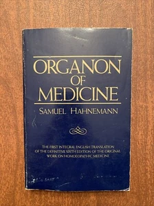 Organon Of Medicine By Samuel Hahnemann 1st Edition Paperback - Bild 1 von 13