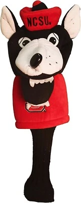 North Carolina State Wolfpack NCSU Mascot Jumbo Headcover Team Golf Long Sock - Image 1 of 2